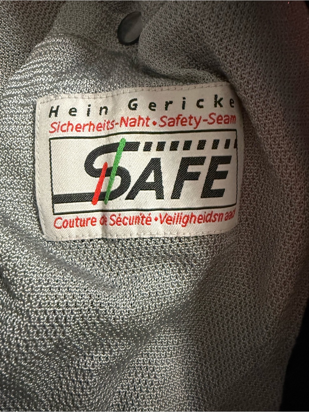 Hein Gericke Safe Armor Padded Motorcycle Jacket Black and Red Size Large Men's - Picture 4 of 10
